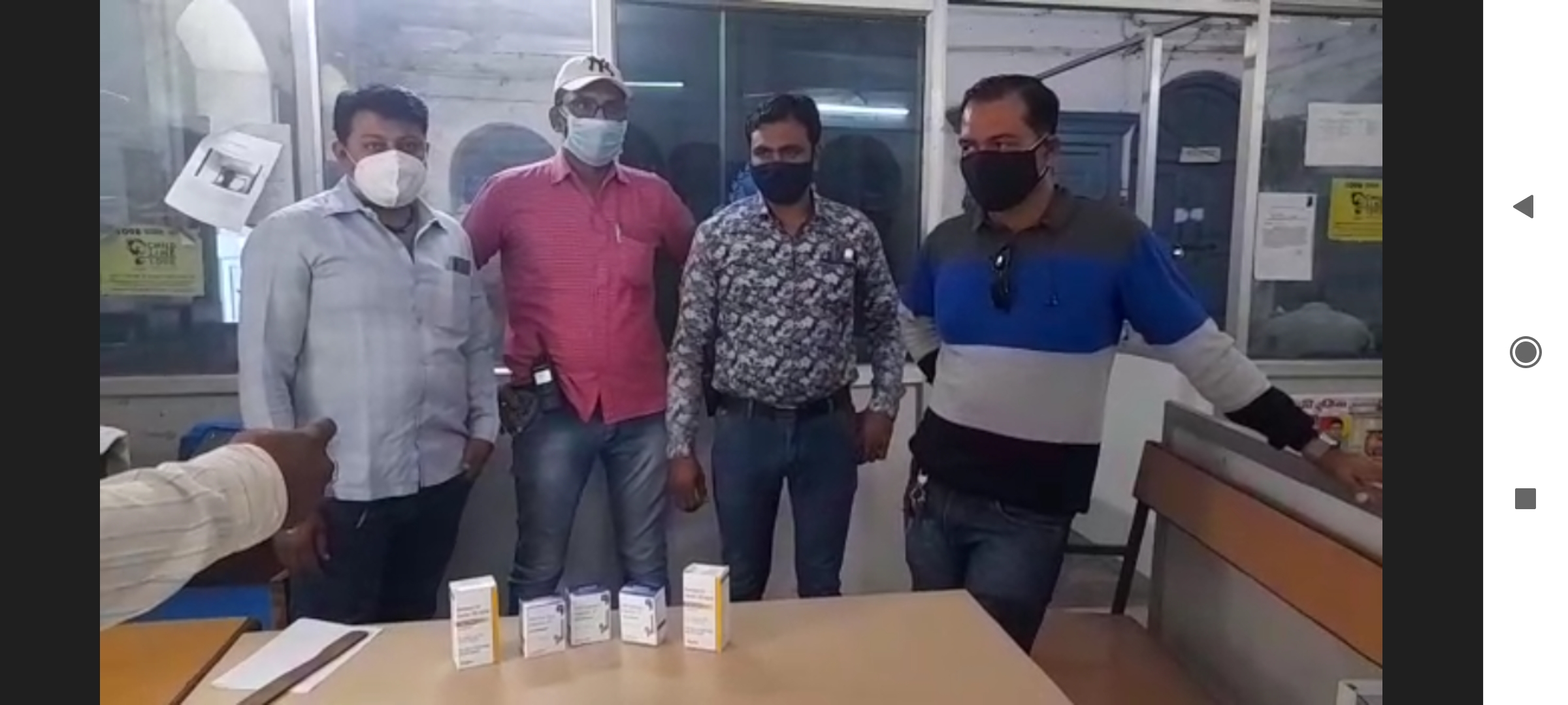 three accused arrested for black marketing of remedisvir injection in ujjain