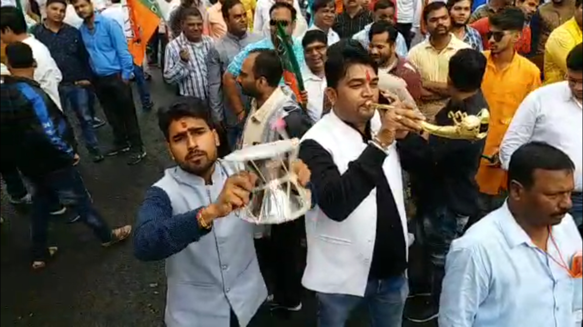 bjp's Ghantanad movement against the Madhya Pradesh government in ujjain