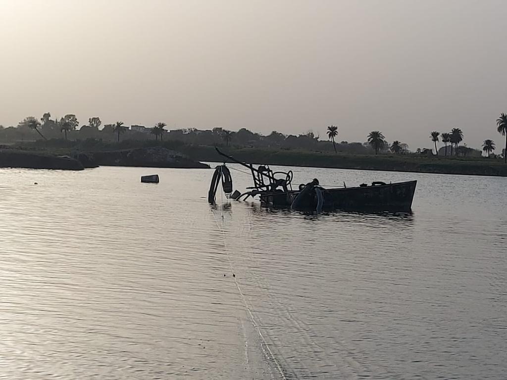 Illegal excavation in Gambhir river Ujjain