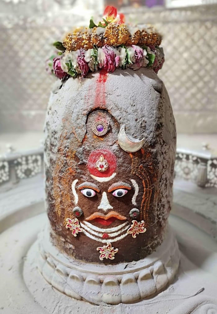 Ujjain Mahakaleshwar temple Baba Mahakal makeup on 5 April 2022