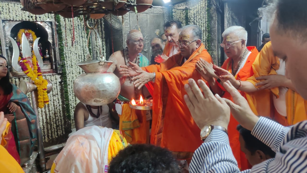 Pushpa Kamal Dahal Prachanda visit Baba Mahakal