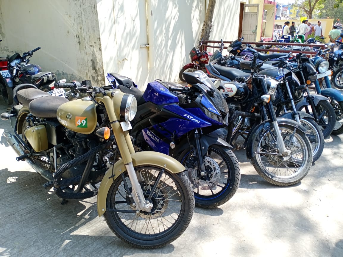 Confiscated bikes