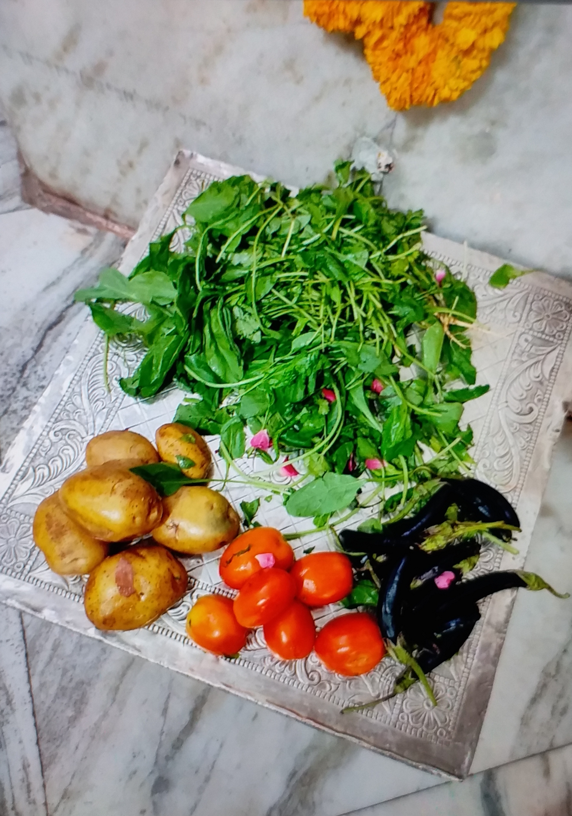 offering vegetables