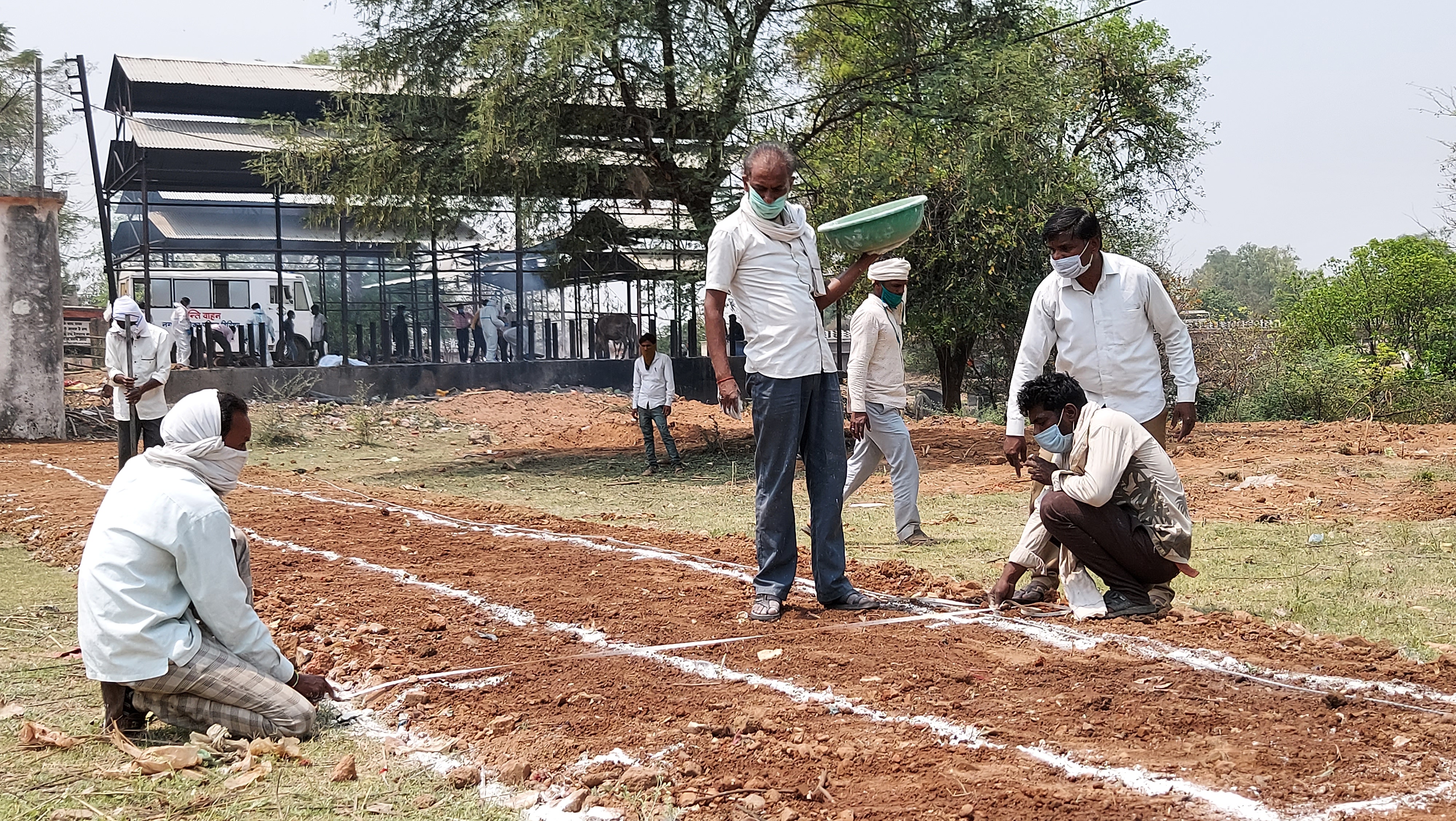 ten new temporary cremation sites being built