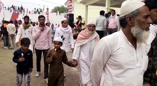 Marriage and Nikah took place in same mandap