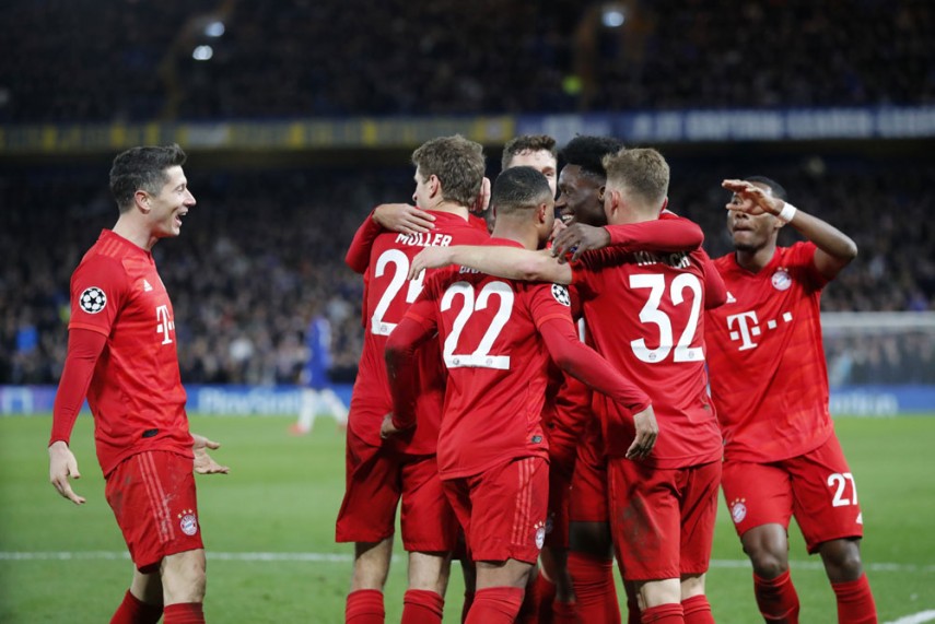 Bayern Munich won the German championship Bundesliga