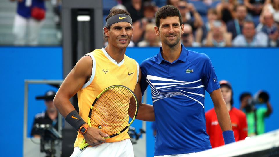 Rafael Nadal and Novak Djokovic