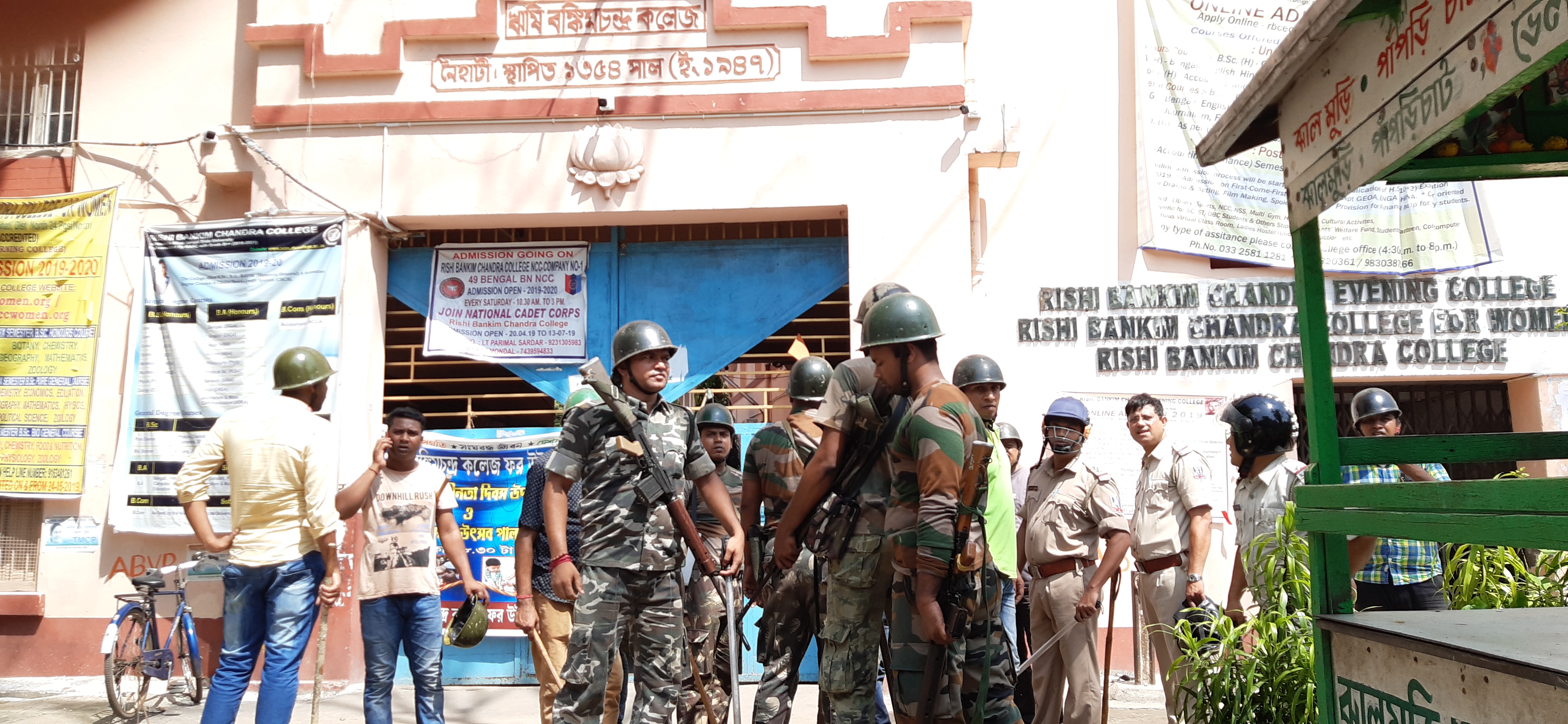 tmcp and abvp clash in west bengal etv bharat