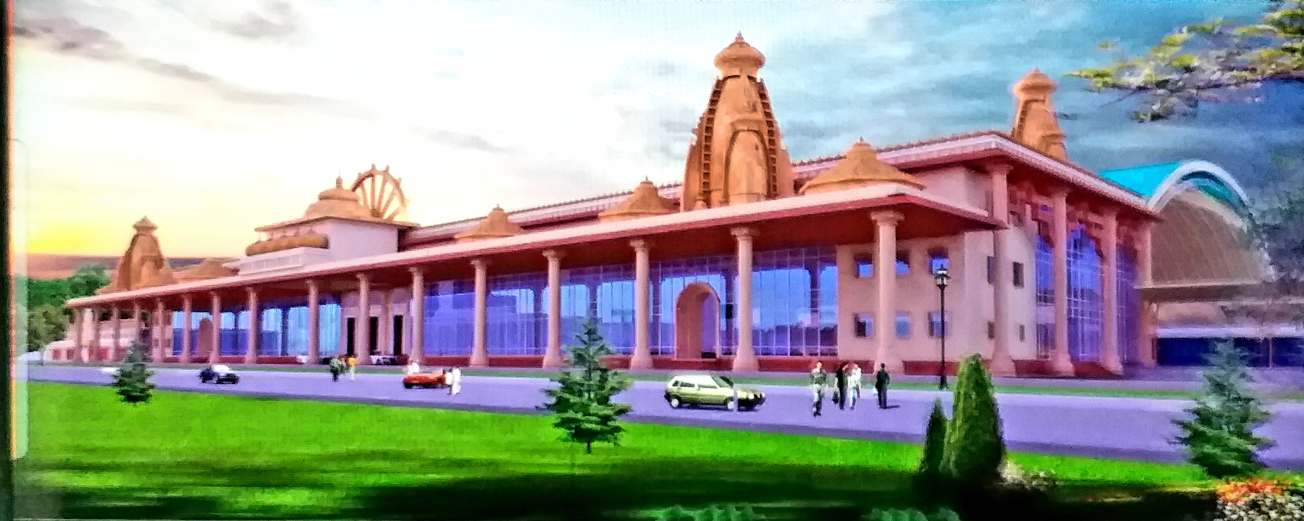 Proposed new design of Ayodhya Railway Station