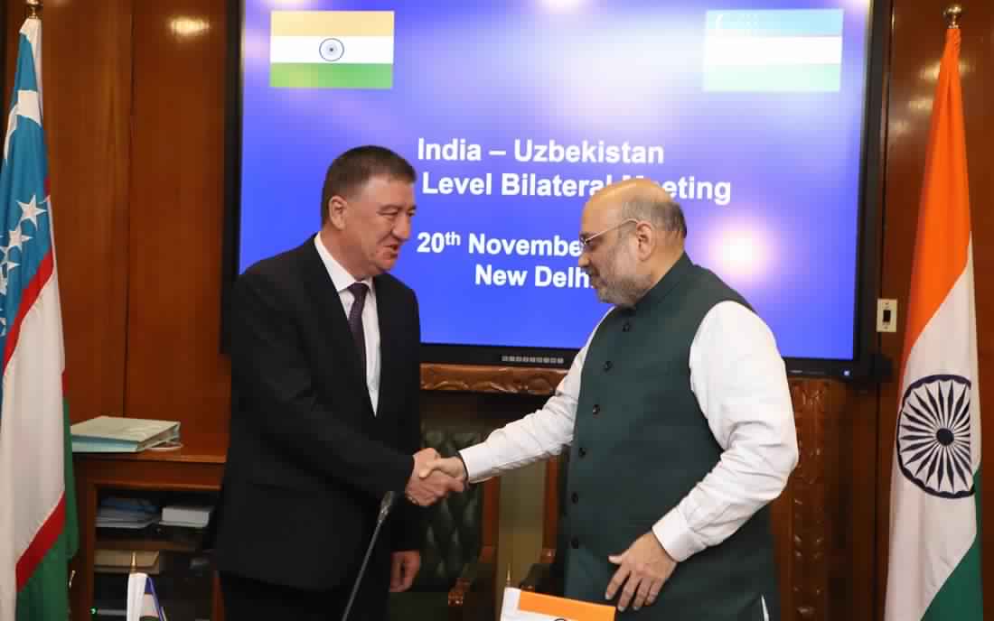 ink agreement on strategic cooperation between india and uzbekistan etv bharat