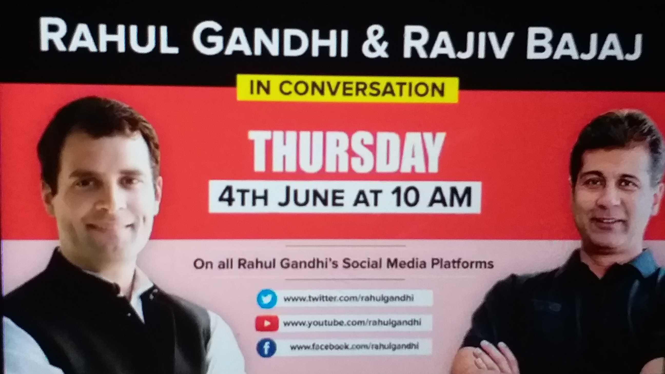 Rahul's interactions on COVID-19