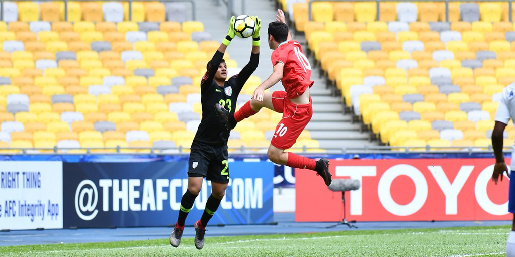 Goalie Niraj Kumar , Jamshedpur FC, ISL, Ozone FC