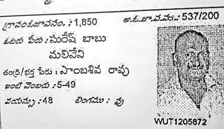 mistakes in voter id