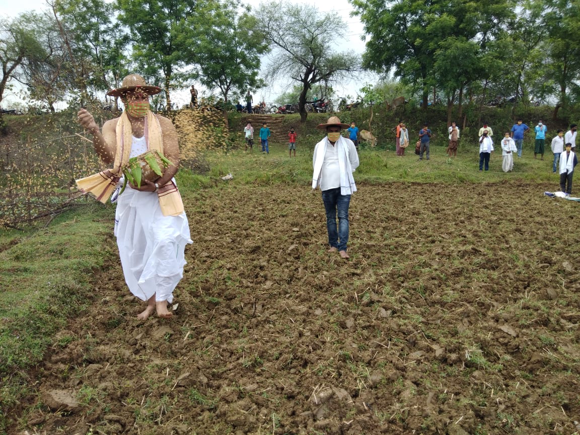 Talcher mla has boosting farmers' moral