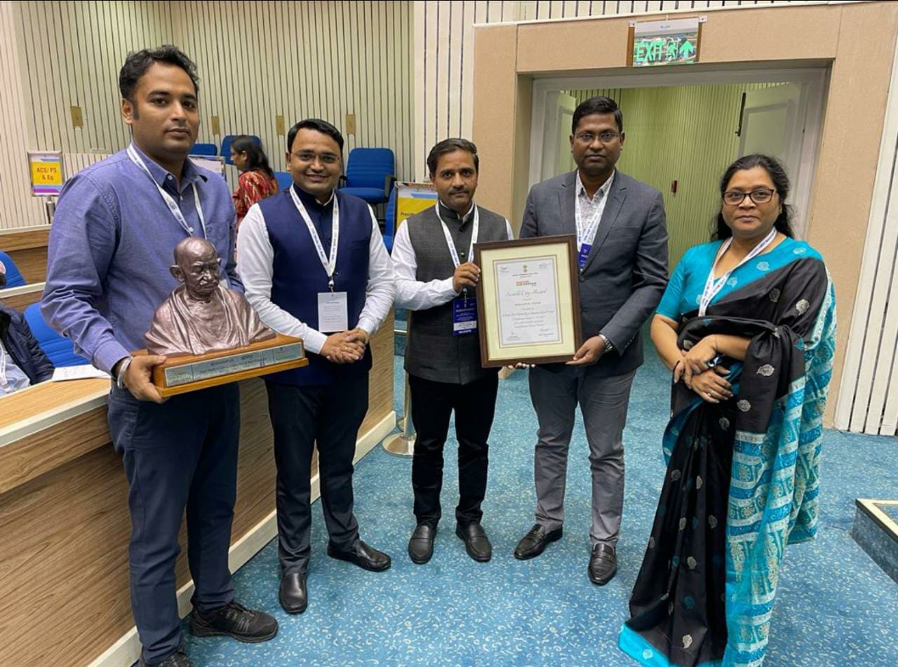 Berhampur received the National Award for Best Medium City