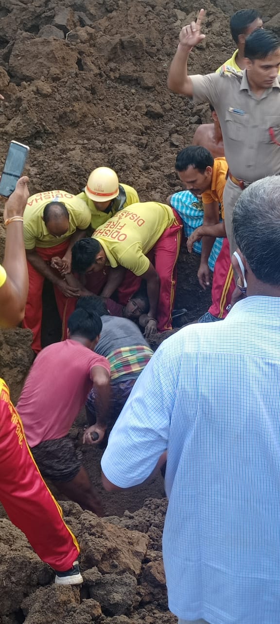 land slide in Odisha