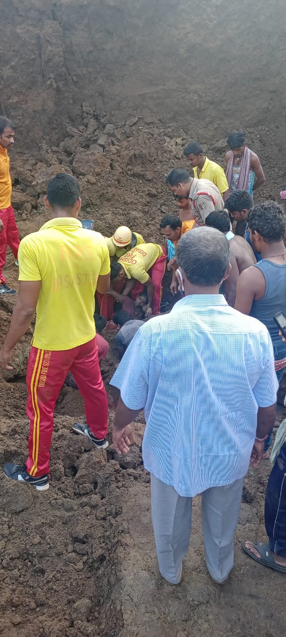 land slide in Odisha