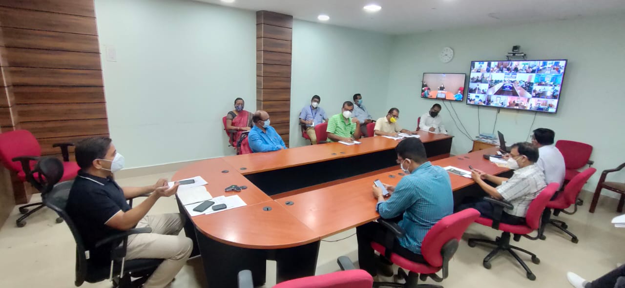 Ganjam district collector held a meeting