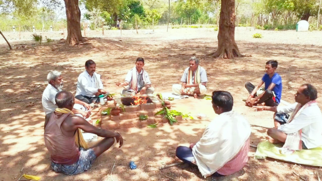 Fear of corona: Vedic sacrifices were made by wild villagers