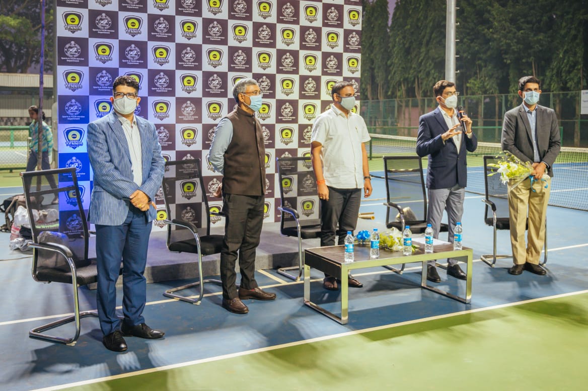 young tennis talent felicitated by odisha tennis association