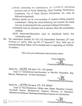 postponed exam reconduction in odisha, postponed exam in odisha, corona in odisha, corona update, odisha higher education dept's letter, ରାଜ୍ୟରେ ସ୍ଥଗିତ ପରୀକ୍ଷା ପୁନଃ ପରିଚାଳନା, ଓଡିଶାରେ ସ୍ଥଗିତ ପରୀକ୍ଷା, ଓଡିଶାରେ କୋରୋନା, କୋରୋନା ଅପଡେଟ, ଓଡିଶା ଉଚ୍ଚ ଶିକ୍ଷା ବିଭାଗର ଚିଠି