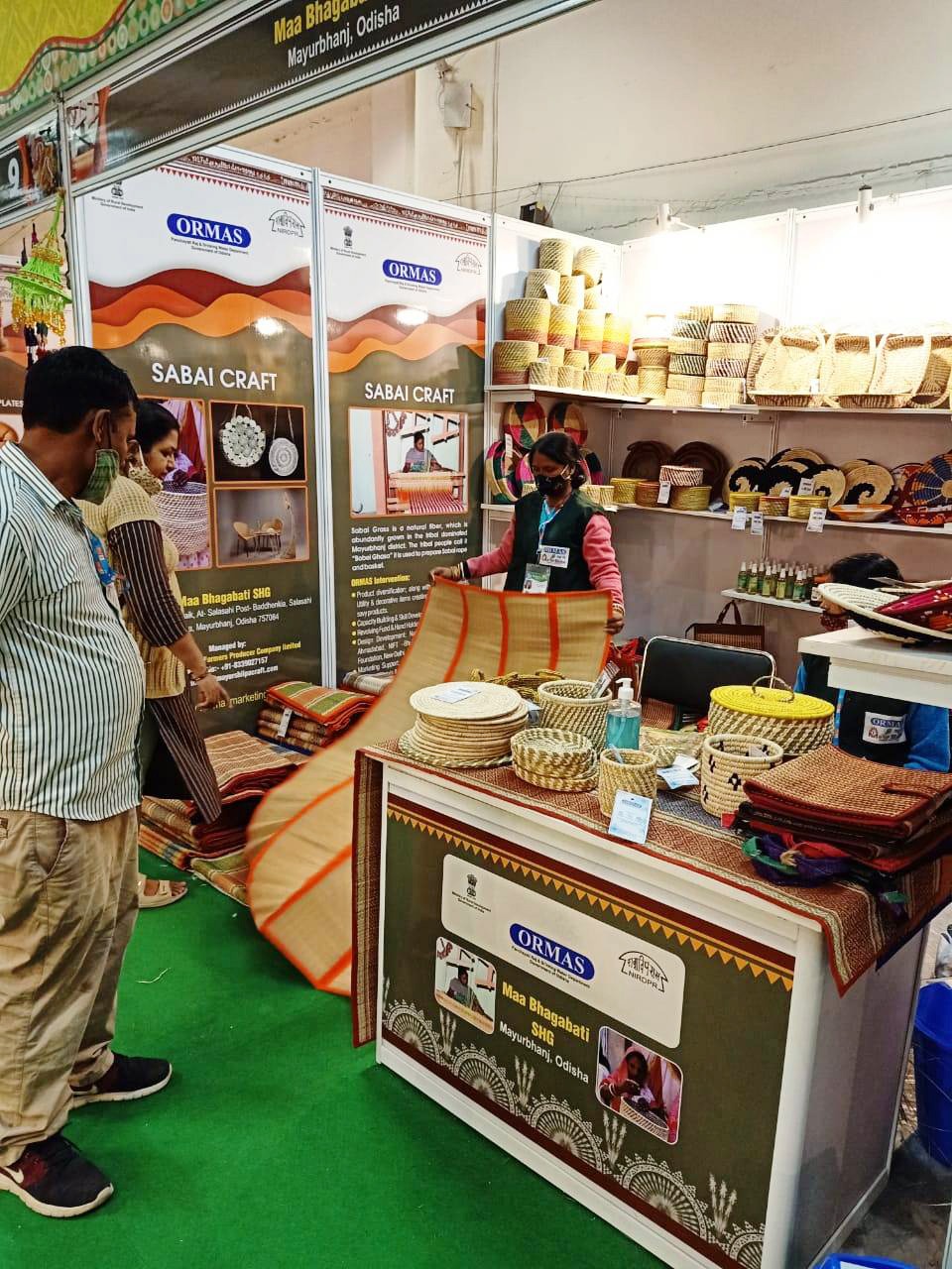 ORMAS Stall in IITF Saras Exhibition 2021 new delhi