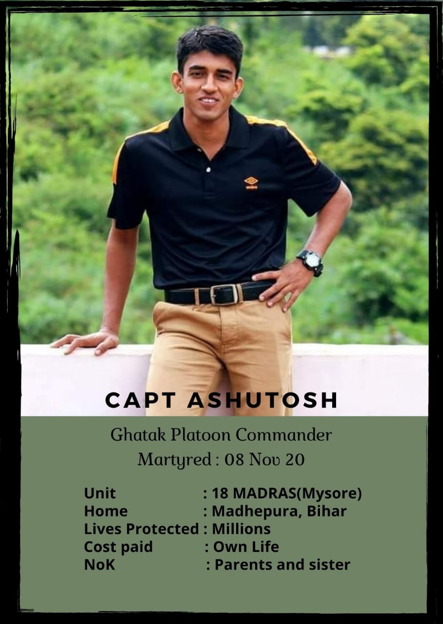 Bhubaneswar Sainik school, Sainik school pays tribute to martyr Ashutosh Kumar, martyr Ashutosh Kumar, ସୈନିକ ସ୍କୁଲରେ ଶହୀଦଙ୍କୁ ଶ୍ରଦ୍ଧାଞ୍ଜଳି, ଶହୀଦ ଓଡ଼ିଆ ଯବାନଙ୍କୁ ଶ୍ରଦ୍ଧାଞ୍ଜଳି, କ୍ୟାପଟେନ ଆଶୁତୋଷ କୁମାର