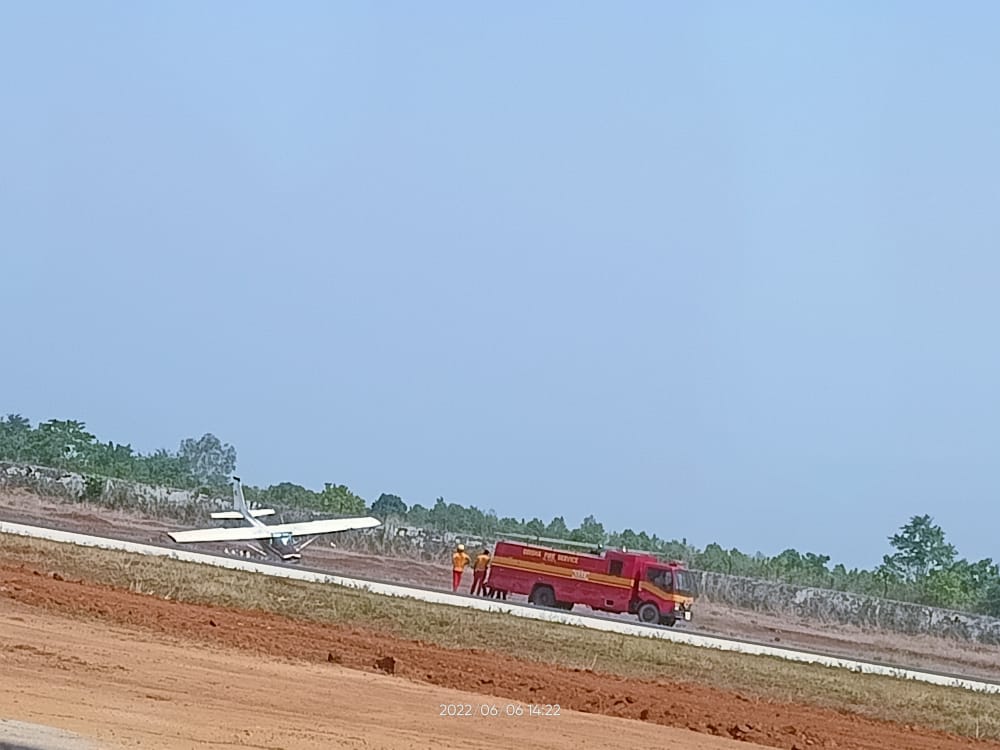 Aircraft Crashes At Odisha