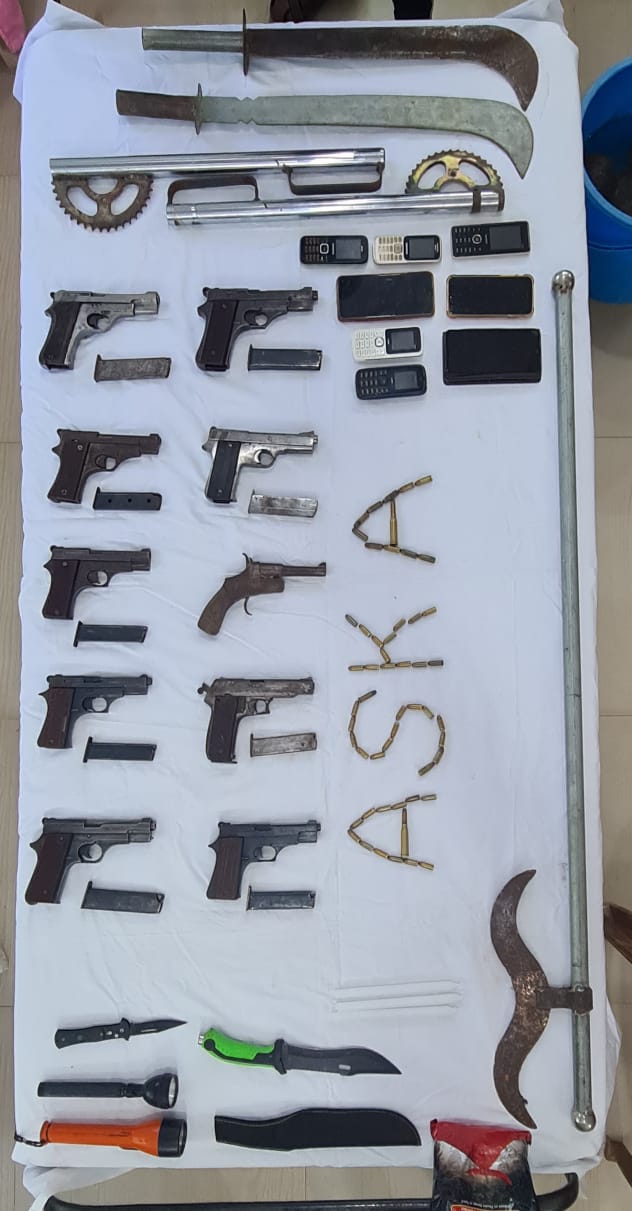 aska police arrest 8 criminal in ganjam