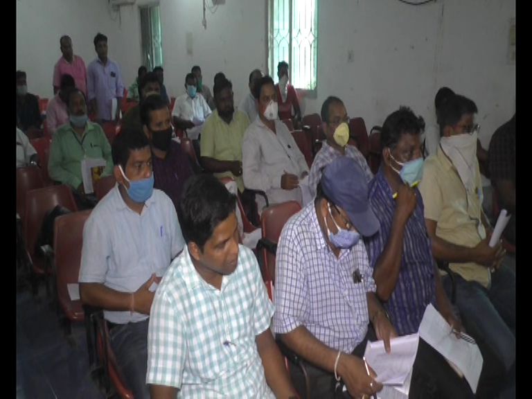 A review meeting was held in Bingharpur, Jajpur district