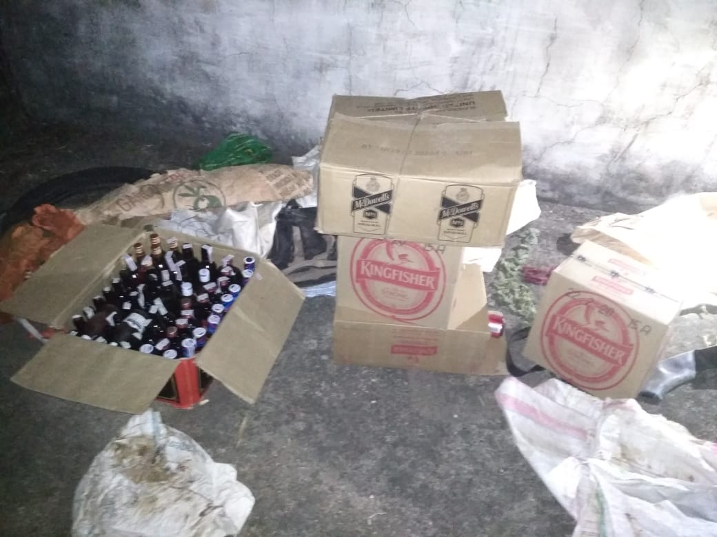 wine seized 4 arrested in anandpur