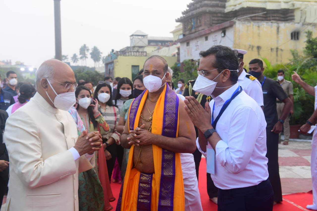 President Ramnath Kovind arrived in Odisha For Two-Day visit to Puri