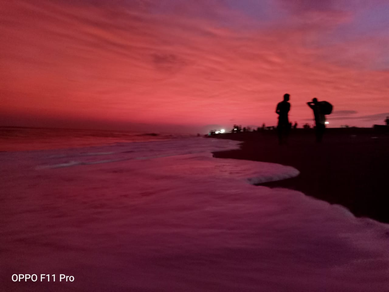 Colourful sky in odisha