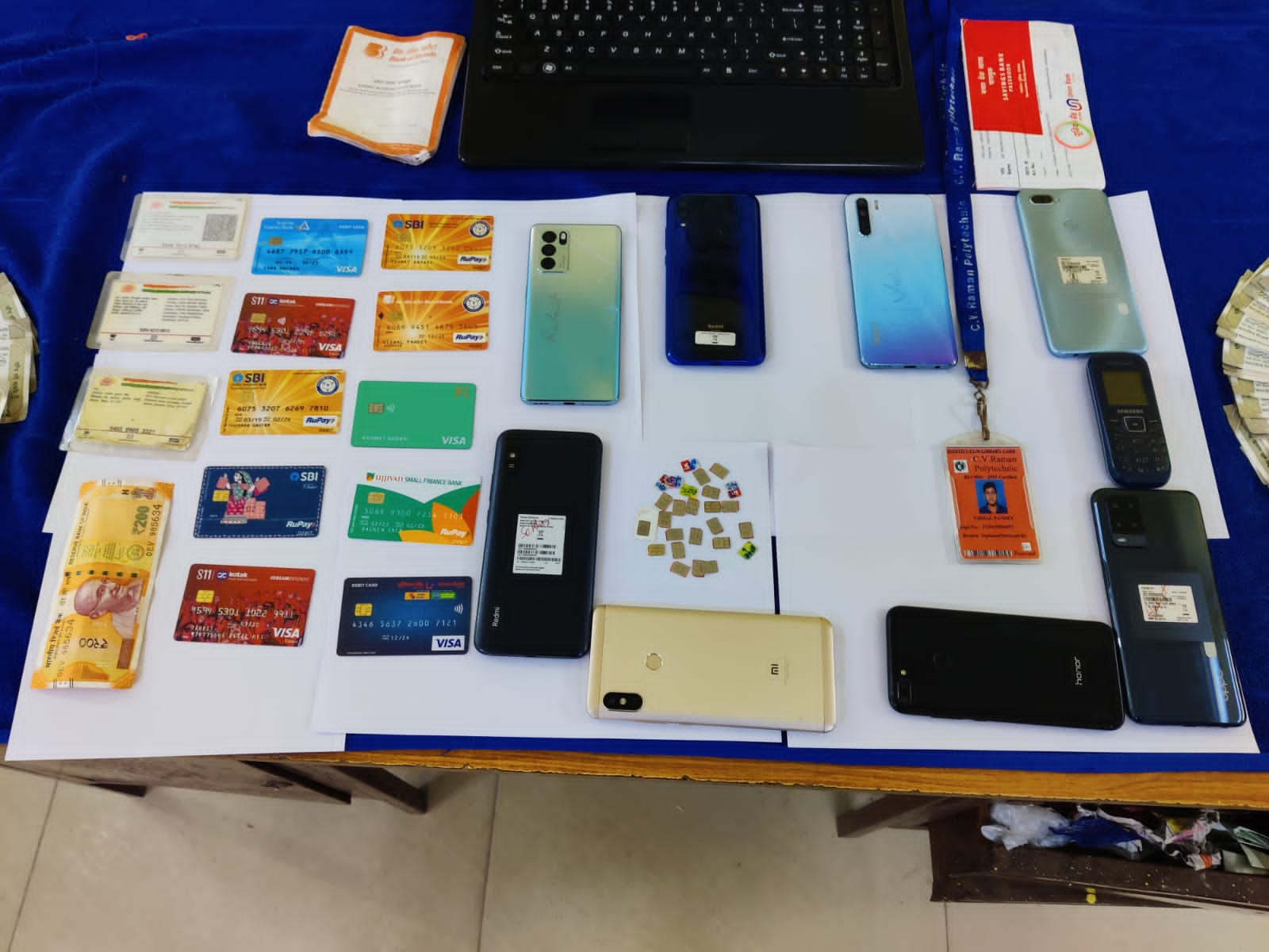 police arrested three cyber fraud in sambapur ainthapali