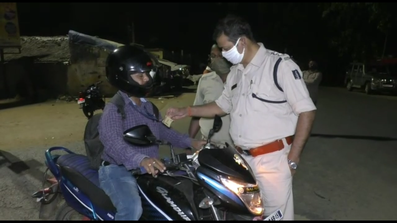 police collected fine for not wearing mask in subarnapur