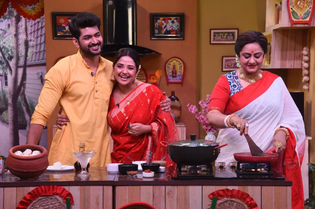 om and mimi will be the guest in rannaghar in bengali new year