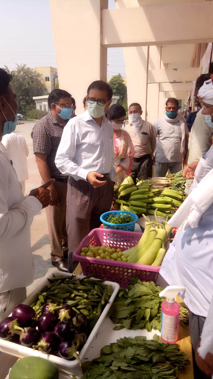 inauguration of organic market in noida