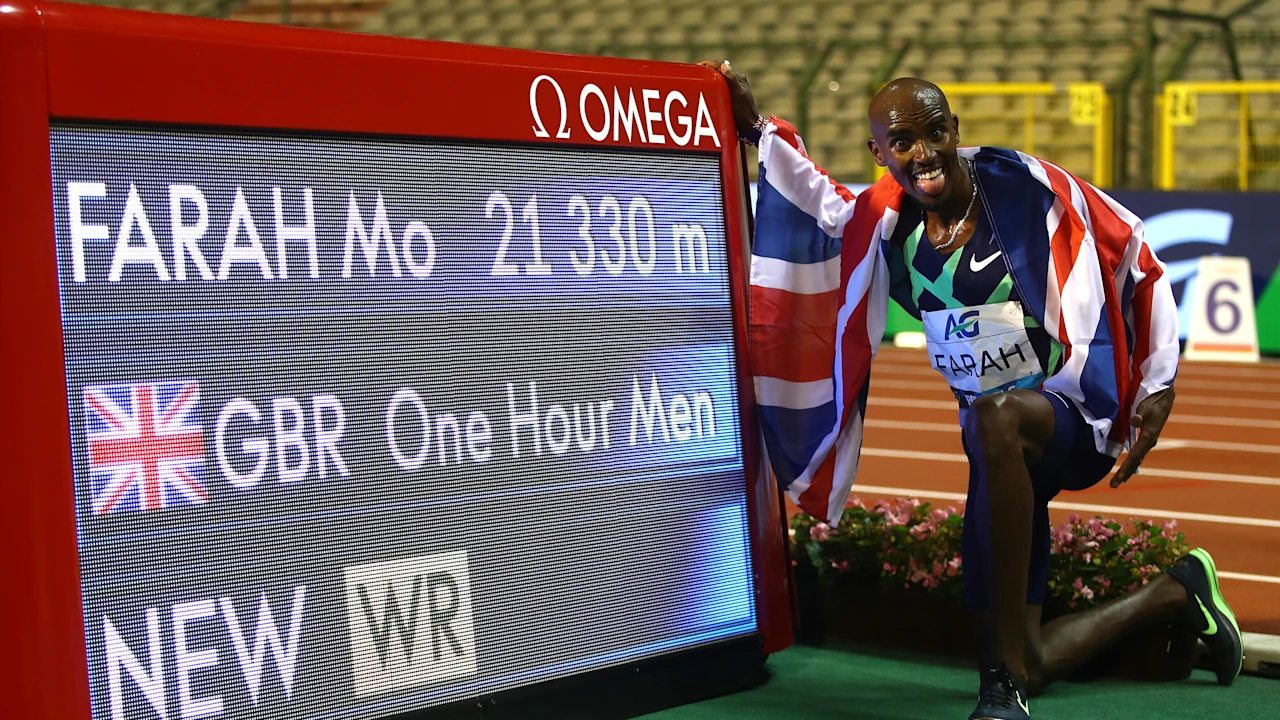 Brussels  Olympic champion  Mo Farah  Sifan Hassan one-hour world record