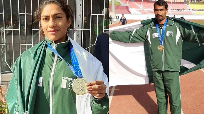 Pakistani athletes at SAF Games 2019