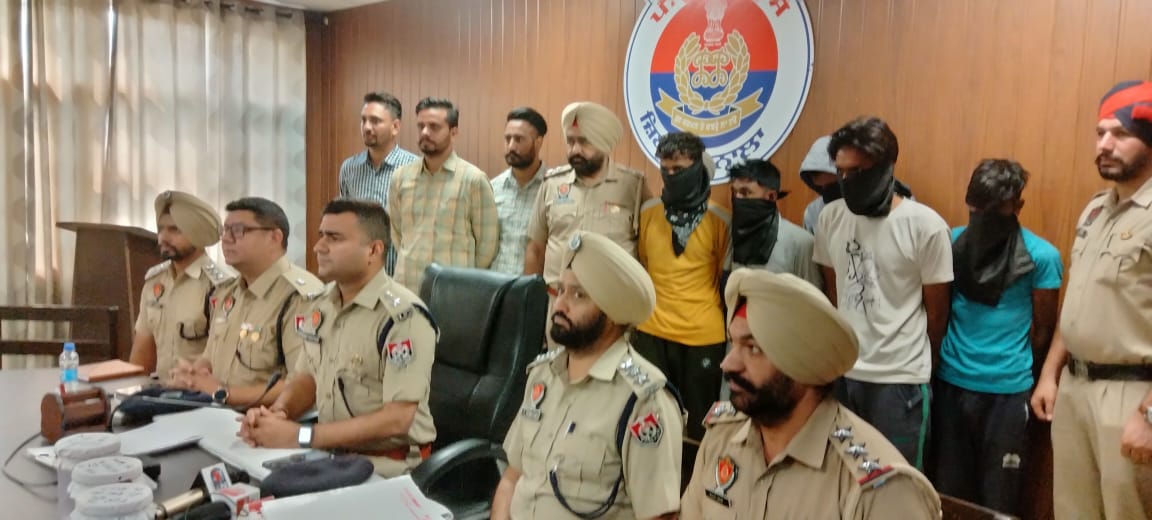 The police arrested six people in the case of the murder of an elderly NRI woman at Shehna in Barnala