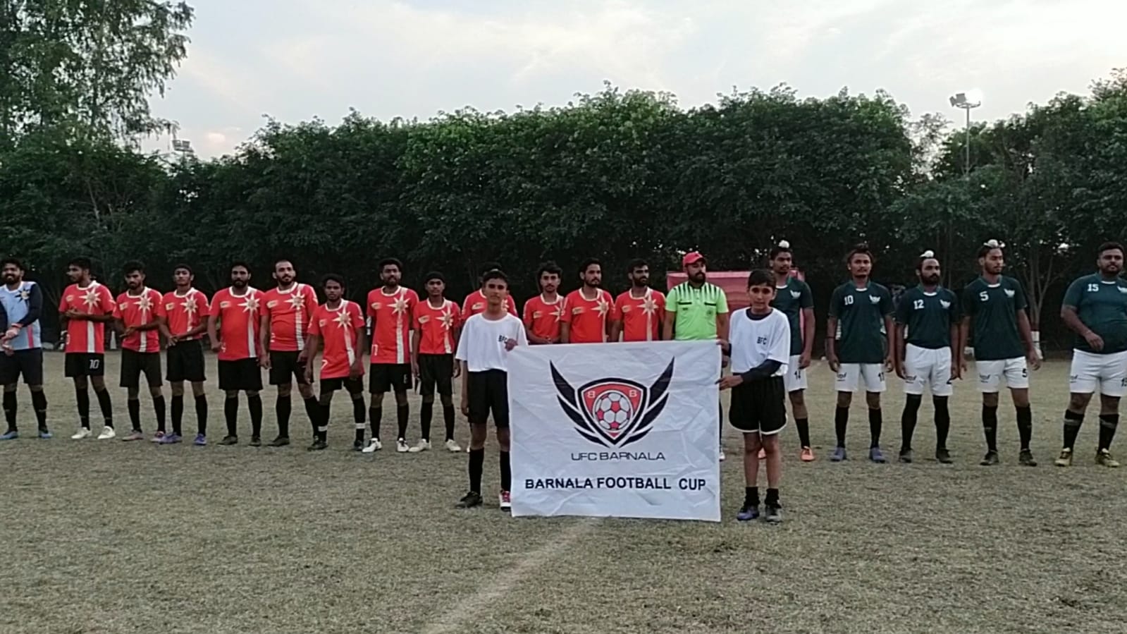 Football cup organized with the support of NRIs at Barnala