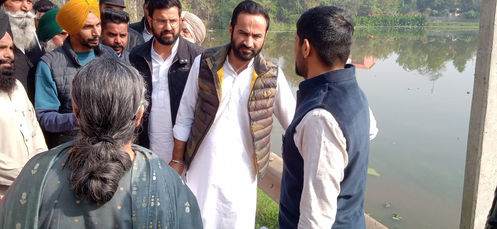 Minister Meet Hare visited the villages of Barnala