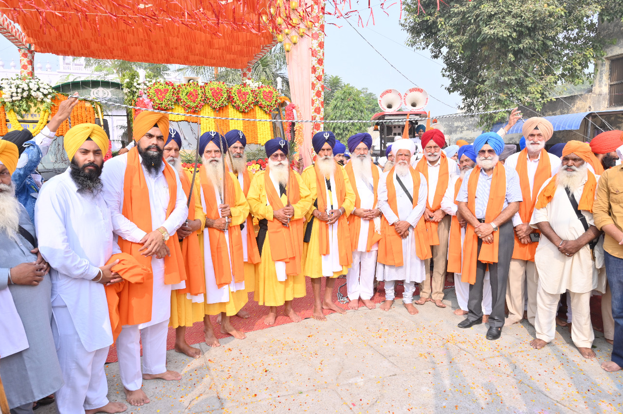 Nagar Kirtan organized in Barnala city dedicated to Gurpurab