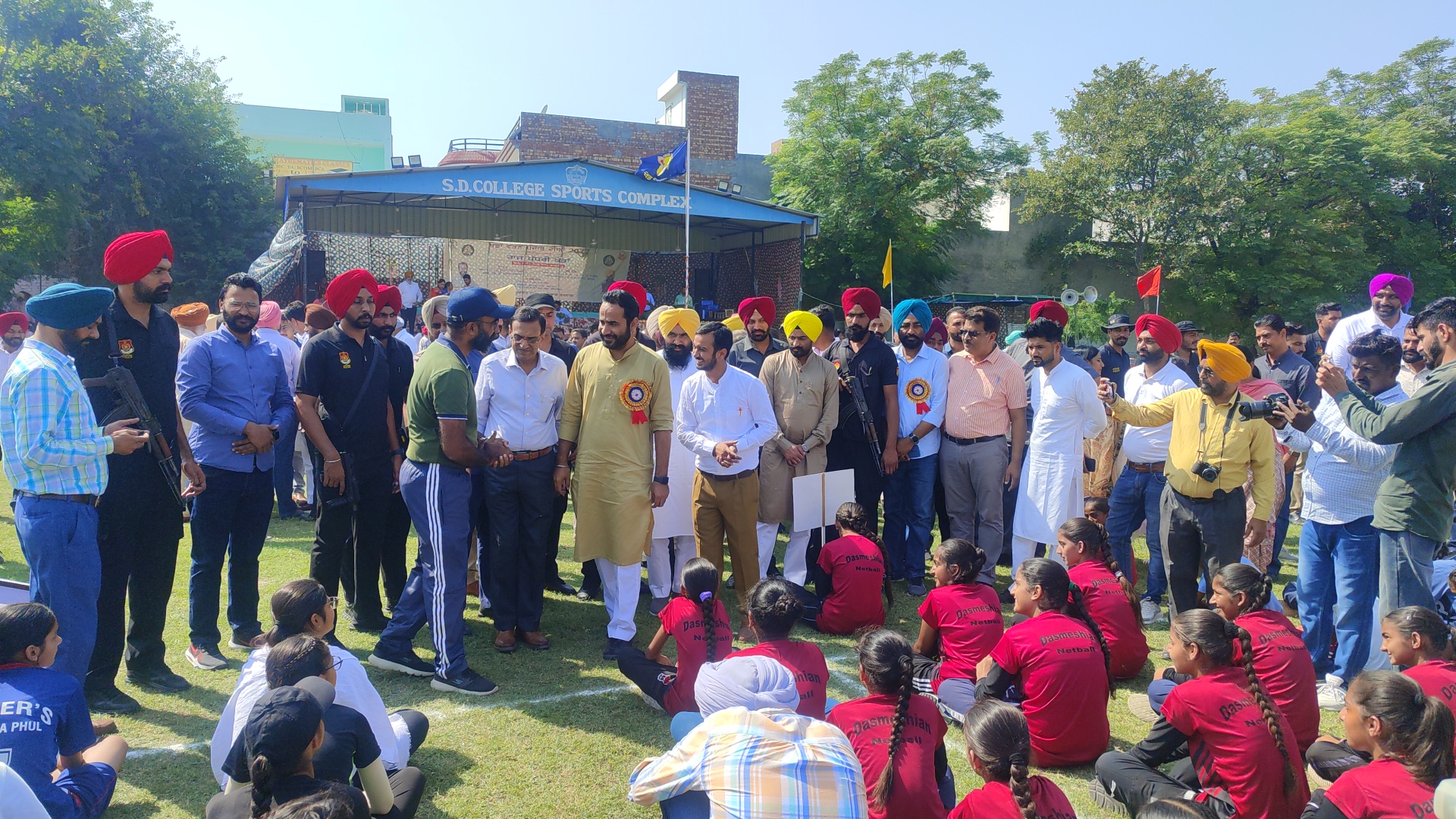 Sports Minister inaugurated the state level netball championship in Barnala, said that Punjab will have a golden future with sports.
