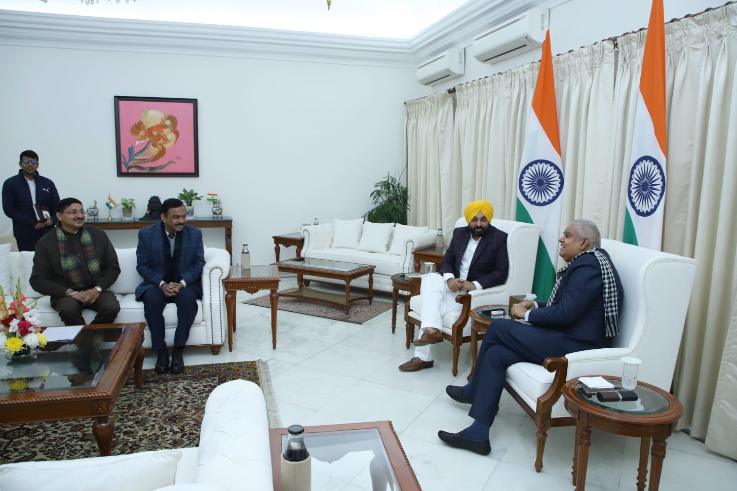 CM Bhagwant Mann met the Vice President