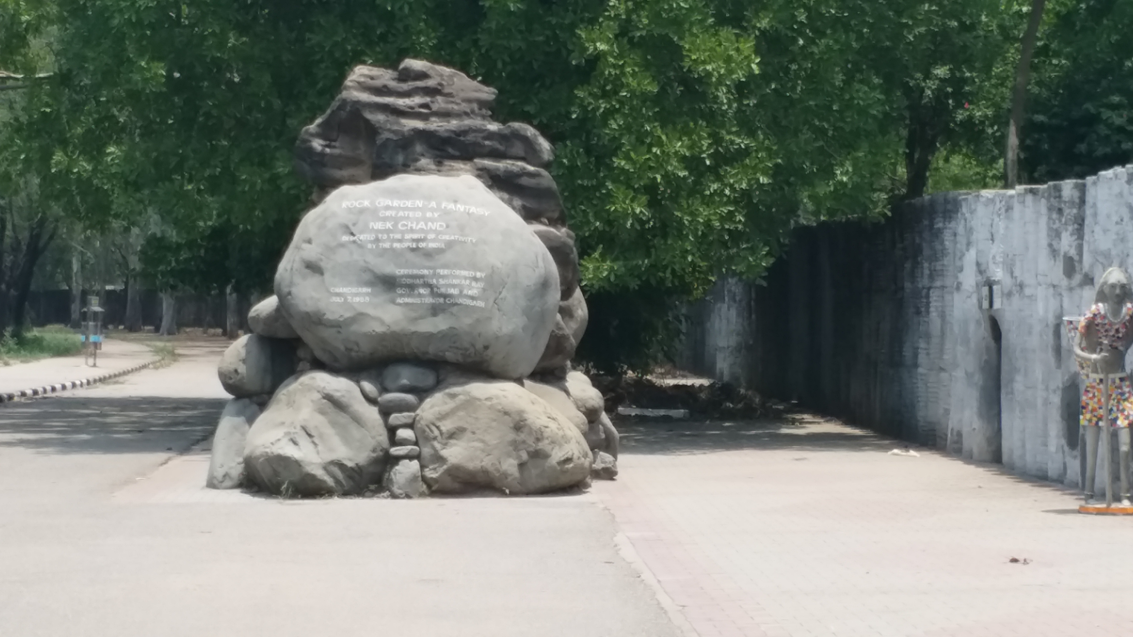 Rock Garden's father, Nek Chand, celebrated his 5th death anniversary by planting a tree