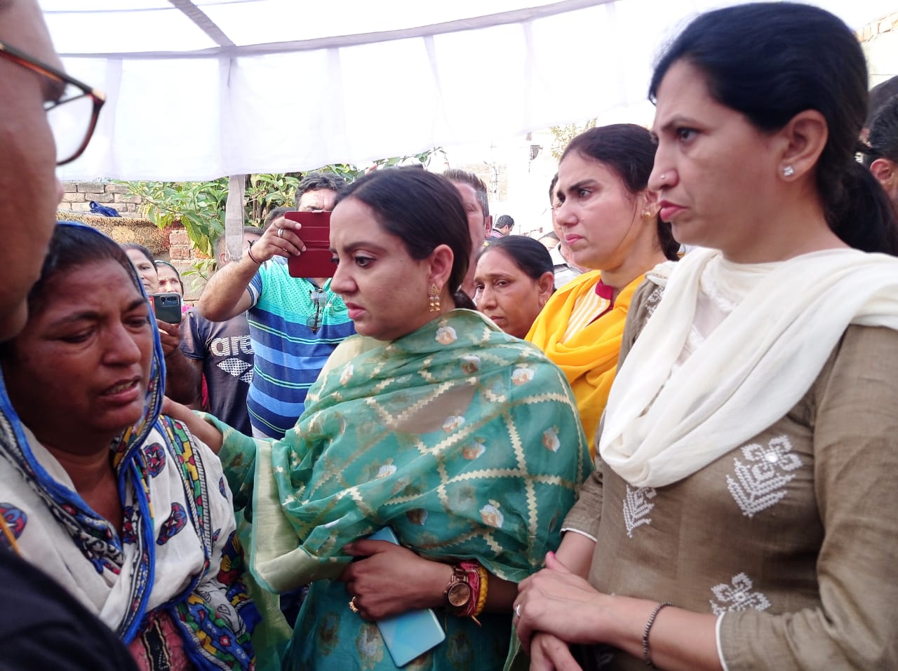 MLA Amandeep Kaur Visit Zira in youth dead with Drug overdose