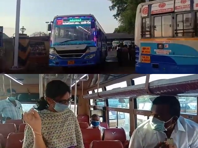 50% Govt Buses Running In Pudukottai