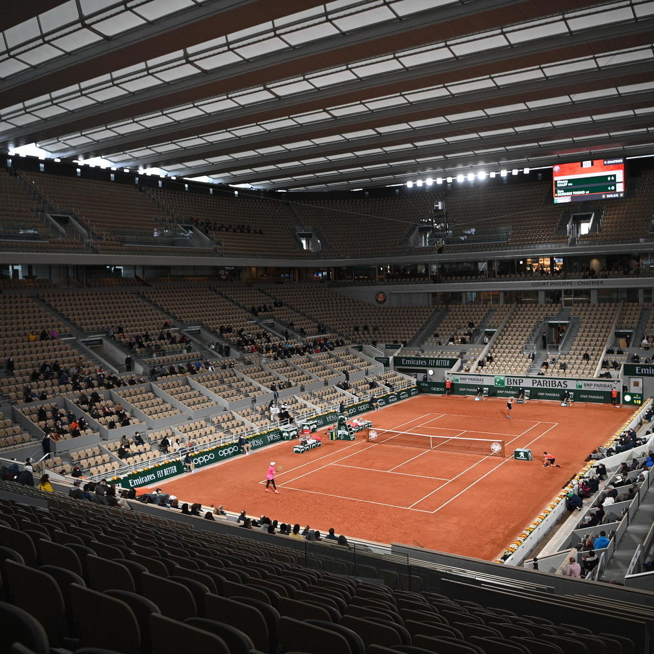 The Philippe Chatrier court, the venue for French Open.