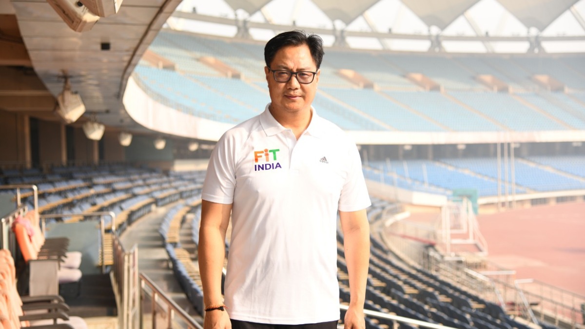 Sports Minister, Kiren Rijiju,  Fit India